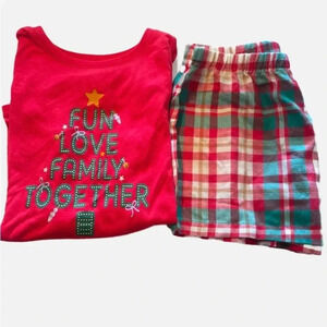 Jammie’s for your Families Girls 14/16 Holiday pj set